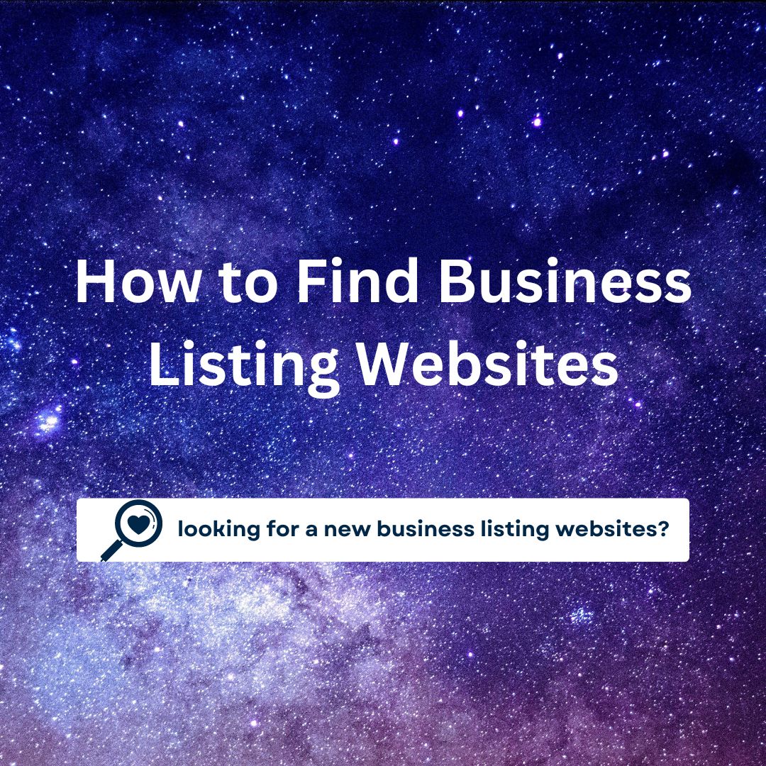How to Find Business Listing Websites ?