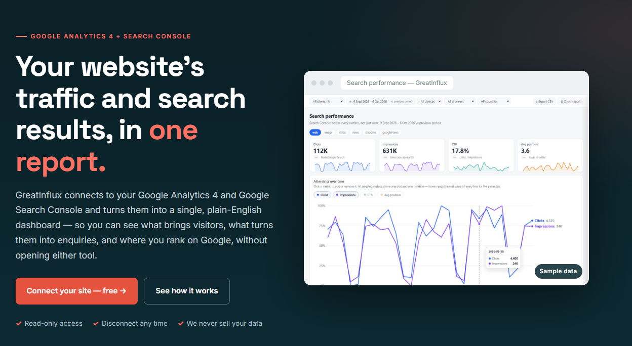 one report for all website insight