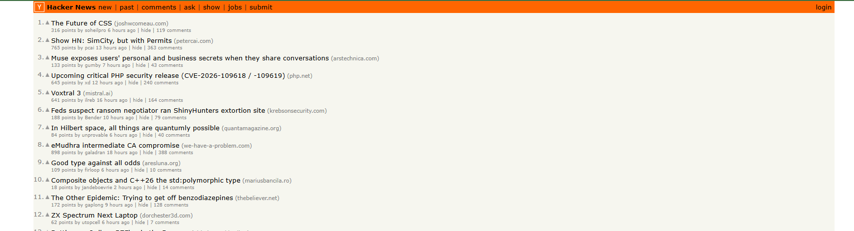 hacker news