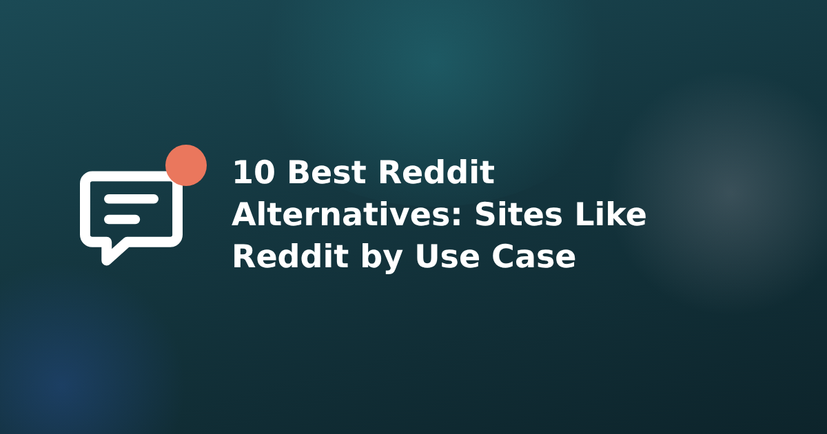 best Reddit alternatives